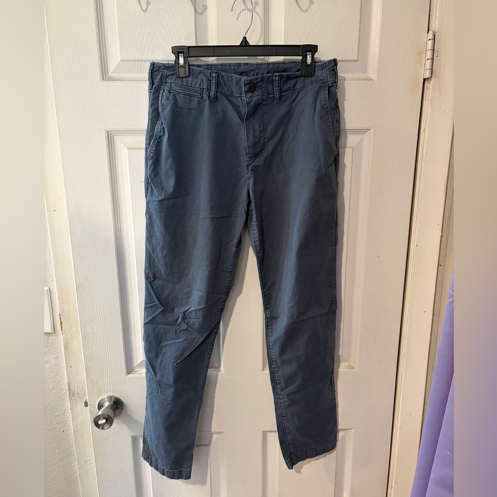 America Eagle Men's Slate Blue Chinos